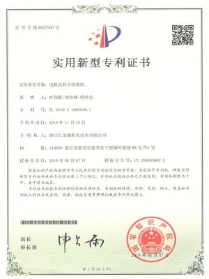 HZL001 motor stator and rotor assembly machine (utility model)